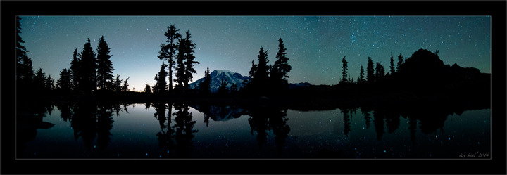 Mt Rainier …night time..w/new photos from Sunrise
