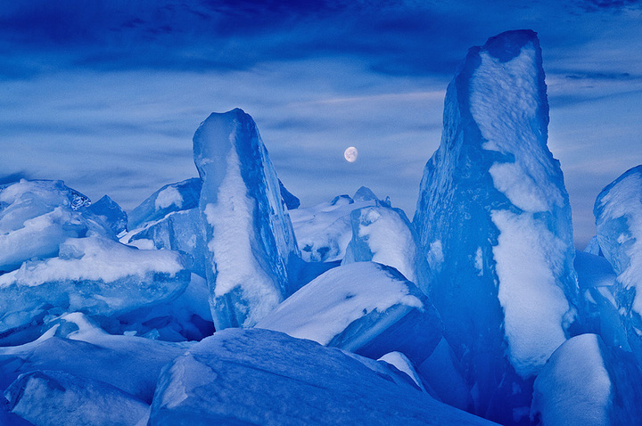 Moon over Ice