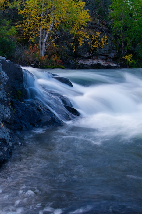 Cameron River in Fall