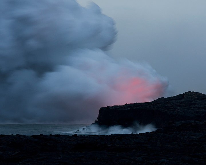 Volcano Steam Plume