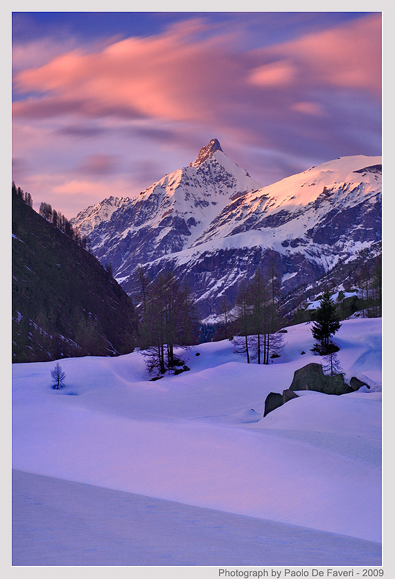 Sunset in Valsavarenche