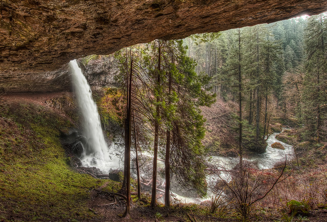 Behind the North Falls