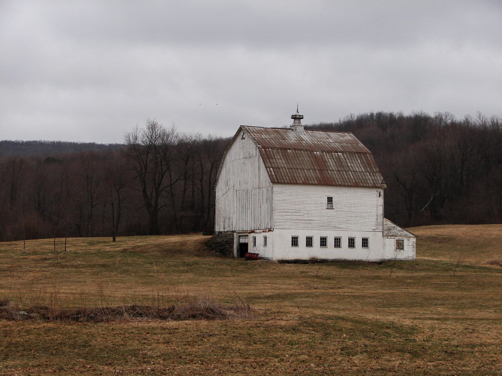 Barn on a Gloomy Day
