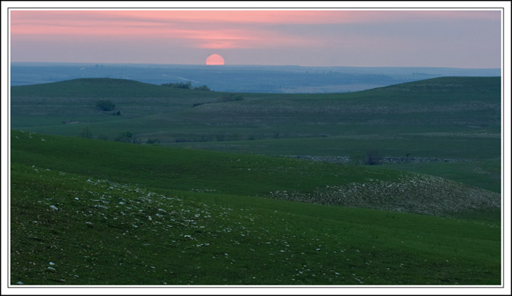 Flint Hills Sunset