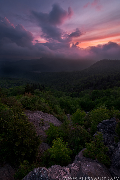 Stormy Balsam Sunset