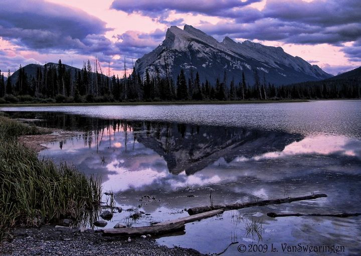 Mt. Rundle refl 2nd vers