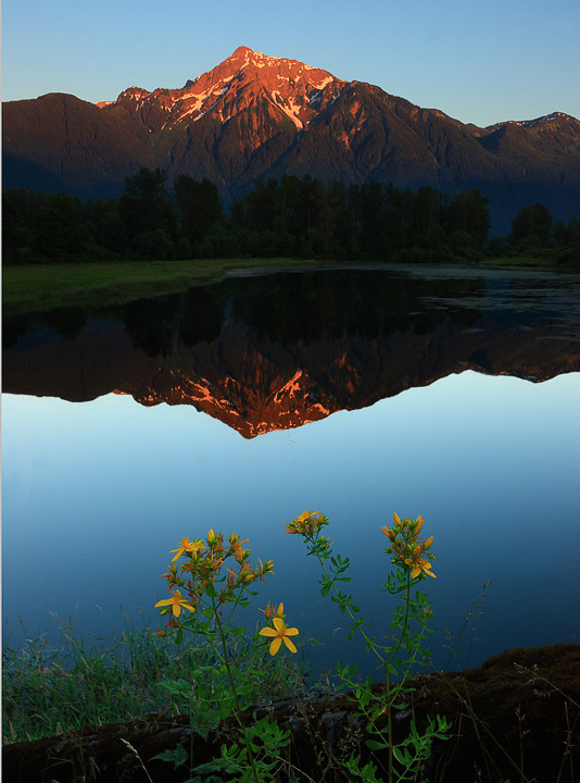 Cheam Mtn Reflection w/repost