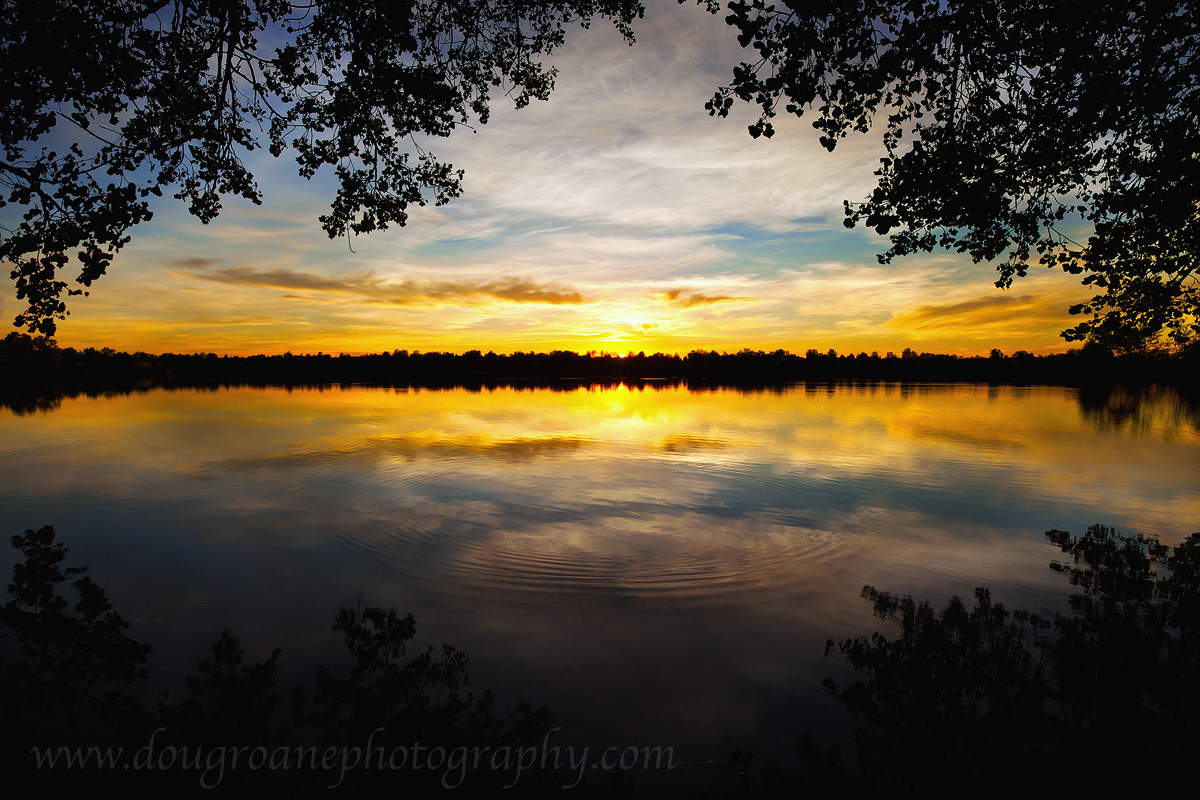 Subtle Ripples at Sunset