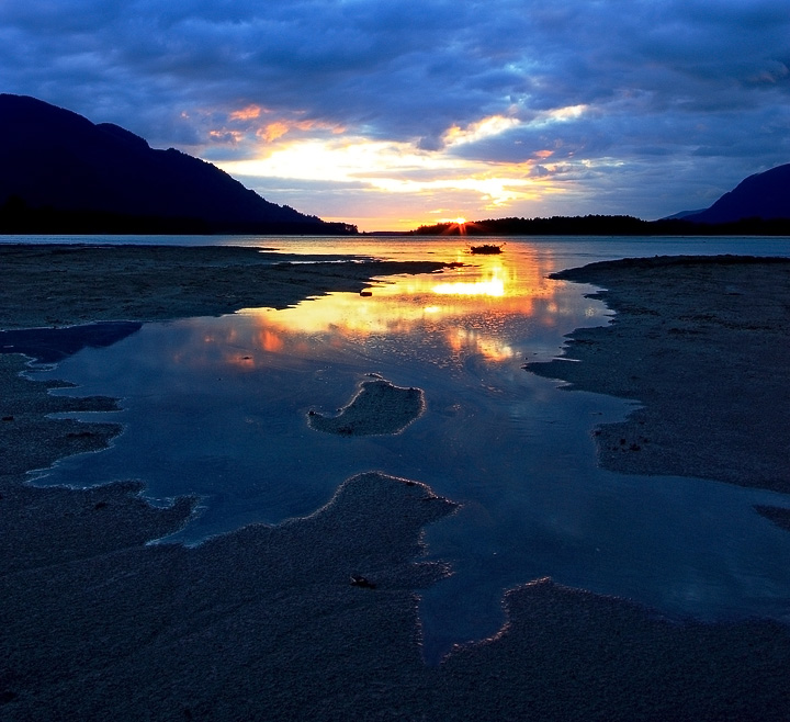 Sunset on the River