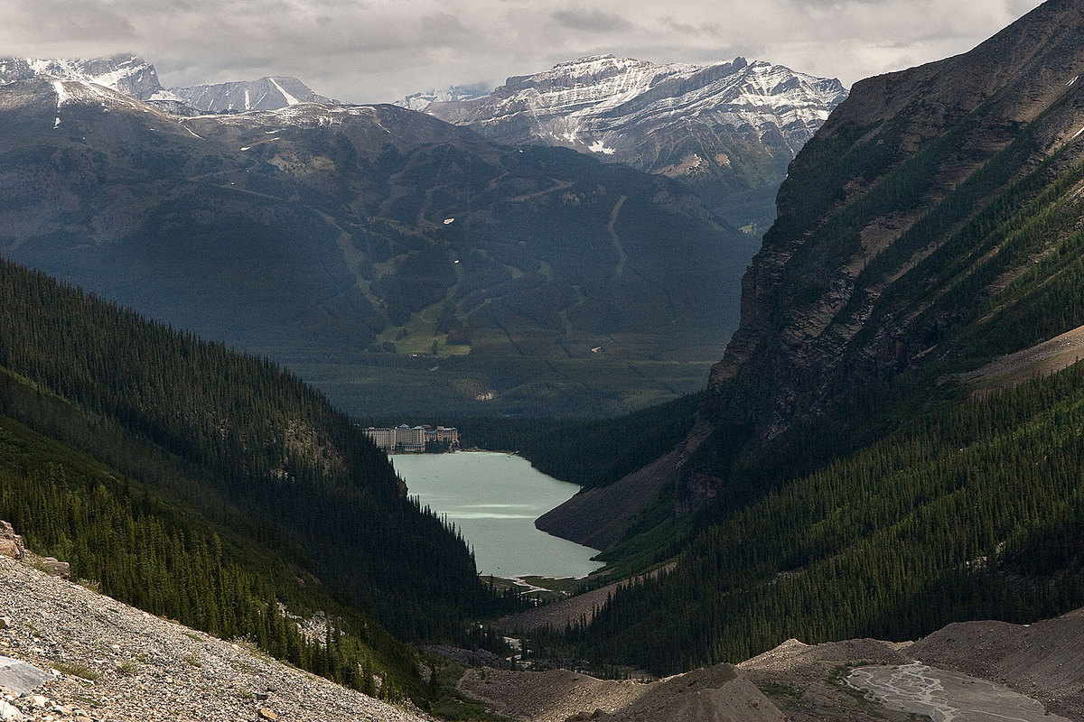Lake Louise from the top