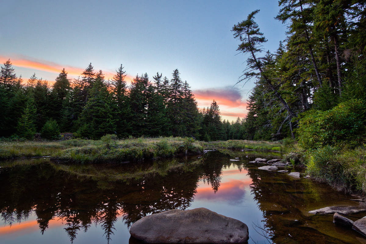red creek sunset