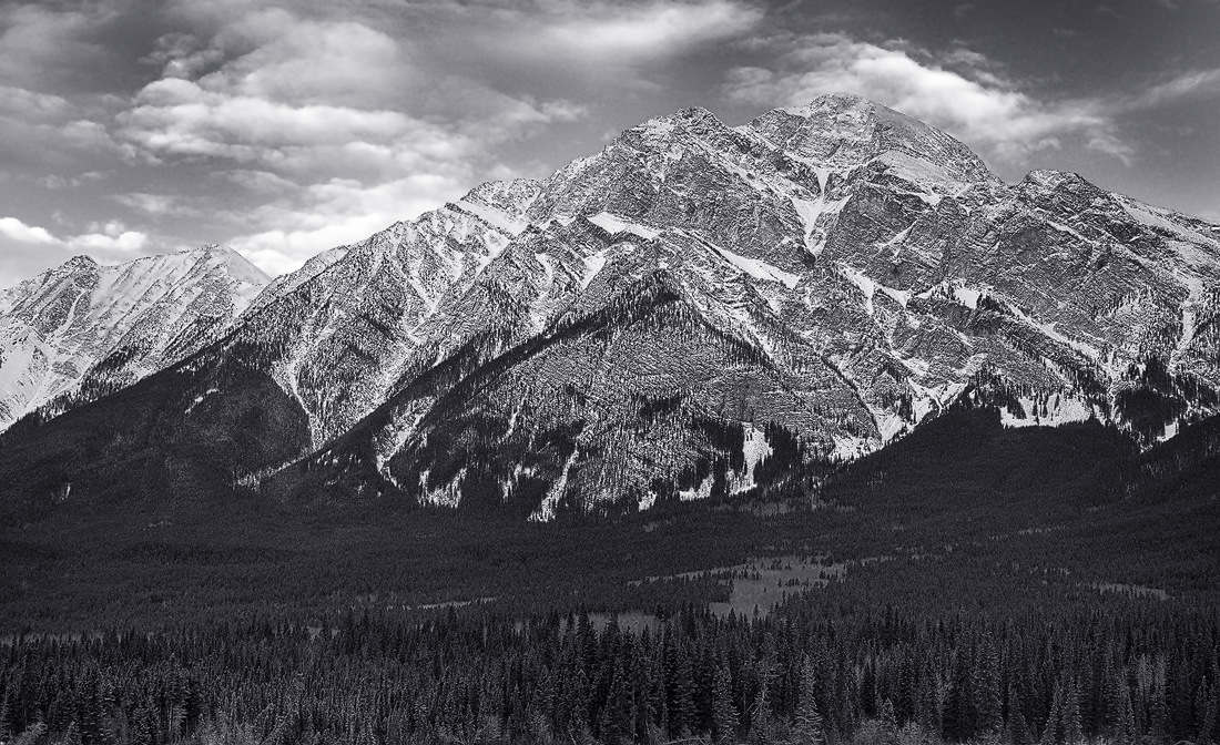Pyramid Mountain B&W
