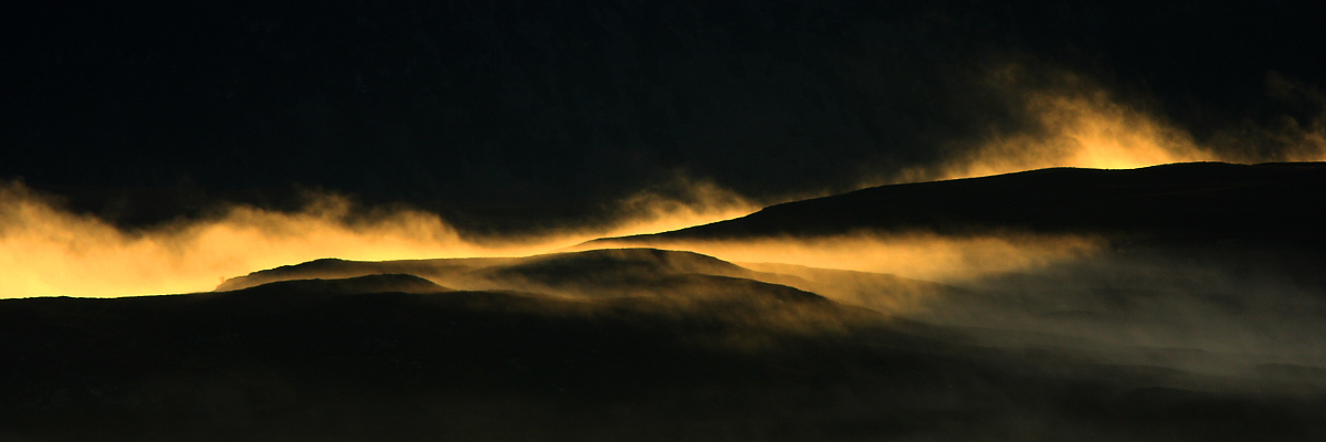 Misty hills