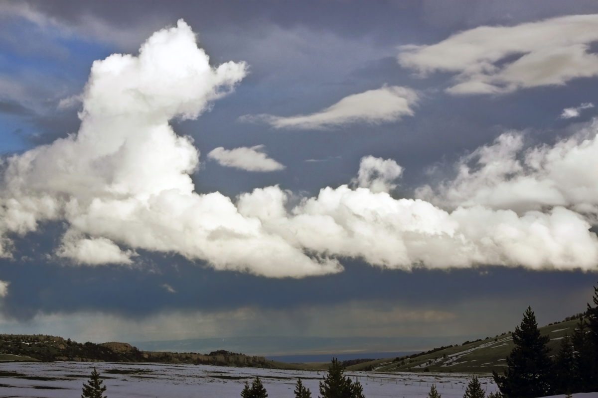 Bright Clouds/Dark Land