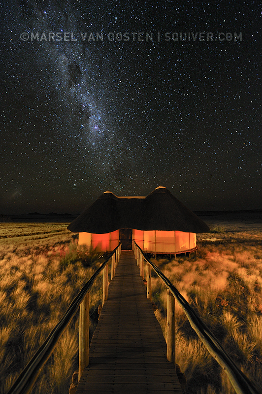 Sleeping under the stars