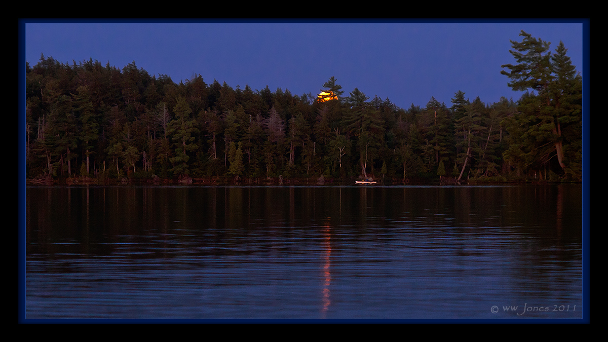 Moonrise Paddling