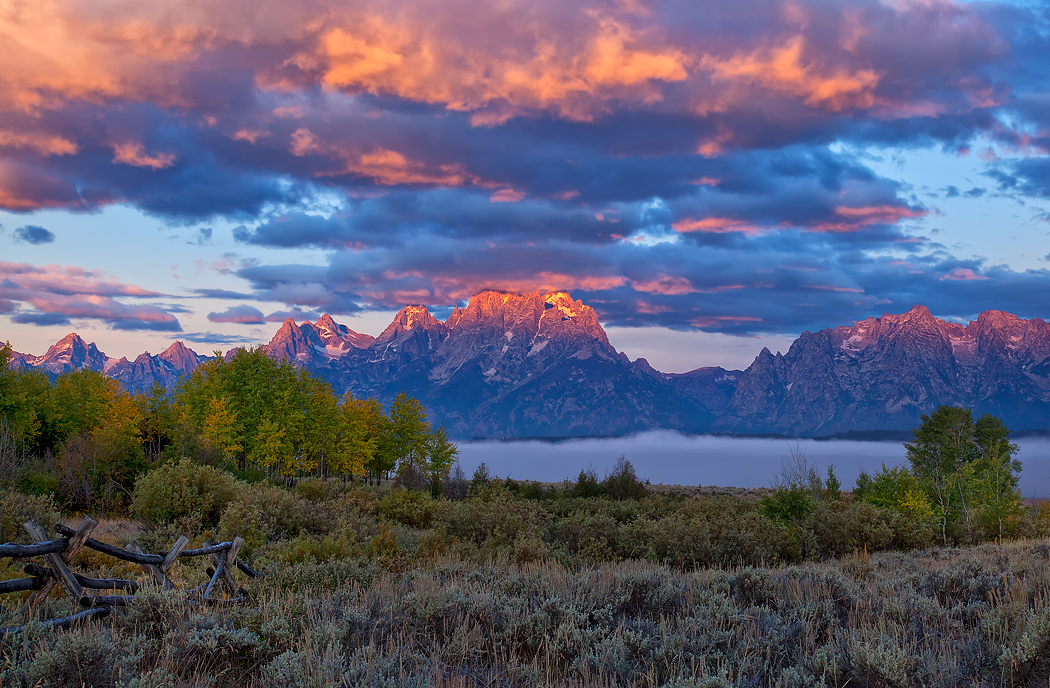 Grand Tetons at Sunrise