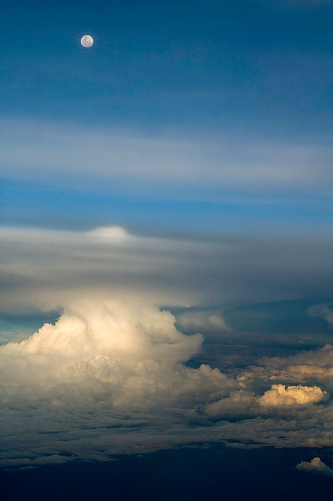 High in the sky
