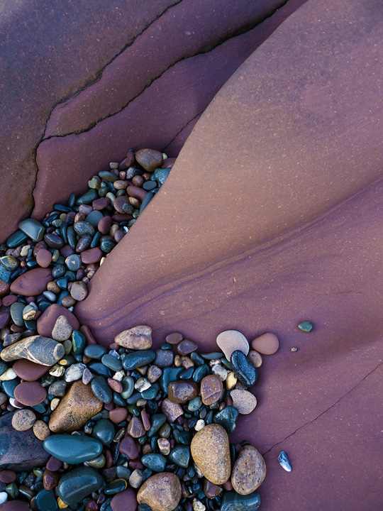 Pink sandstone abstract 