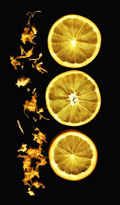Column of Oranges