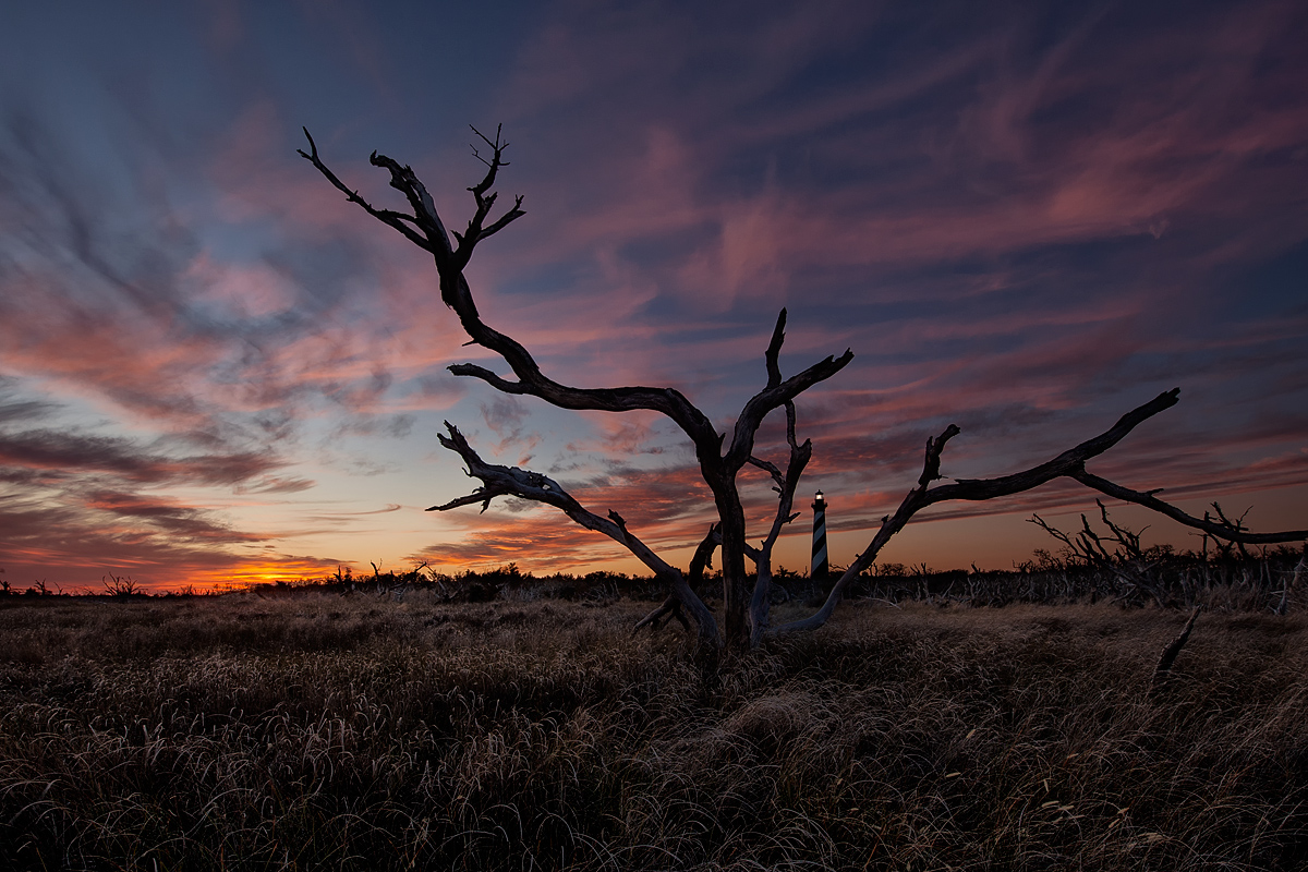 Hatteras Light Sunset