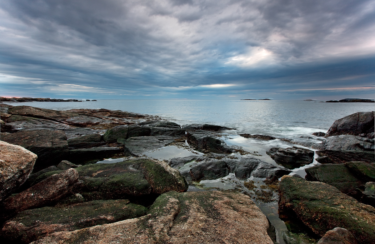 Cloudy Sunrise at Ocean Point