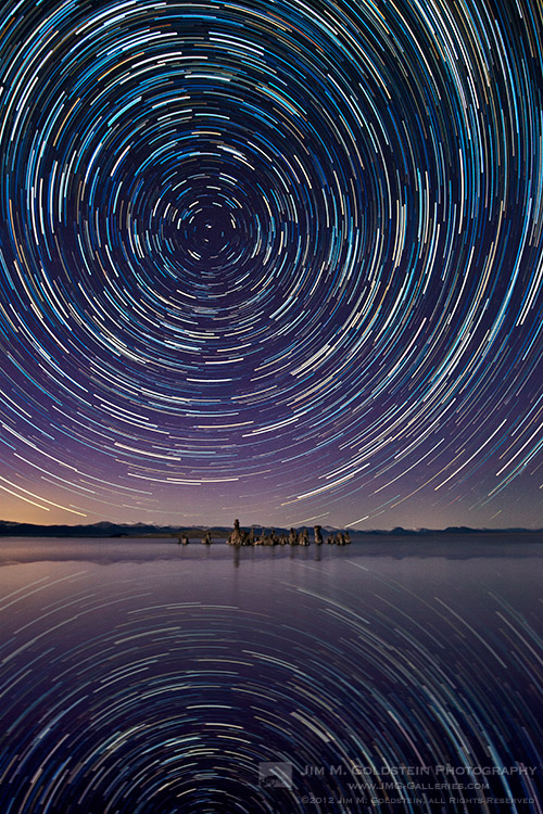 Mono Lake Star Trails