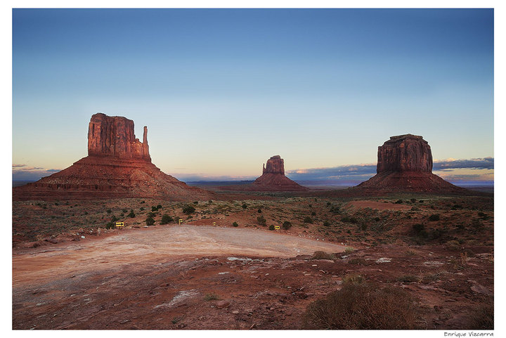 Sunset.- Monument Valley