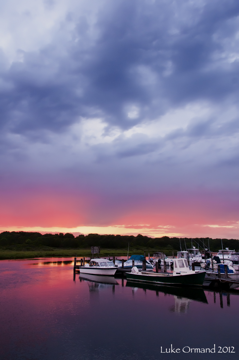 Marina sunset