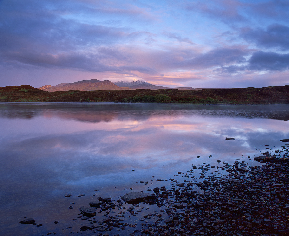 Sunrise on Lochan Hakel
