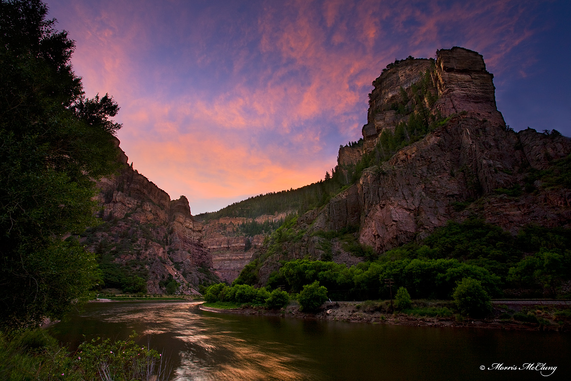 Glenwood Canyon at dawn
