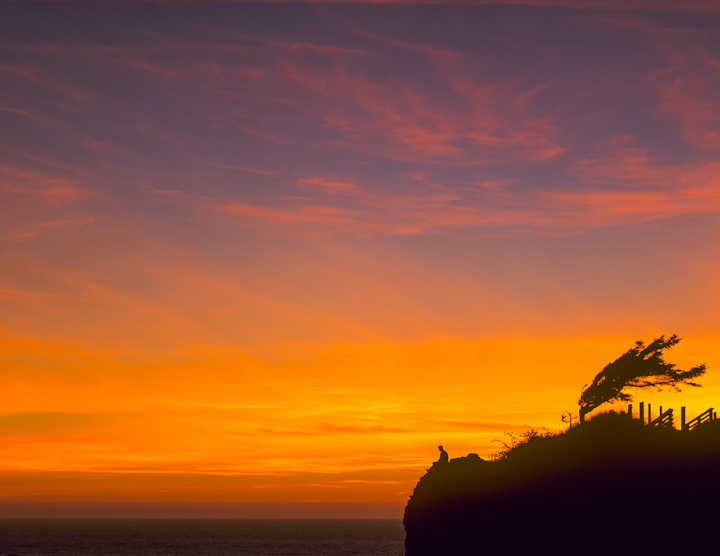 Alone at Ecola Point