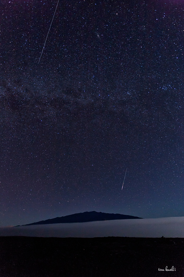 Perseid Over Mauna Kea