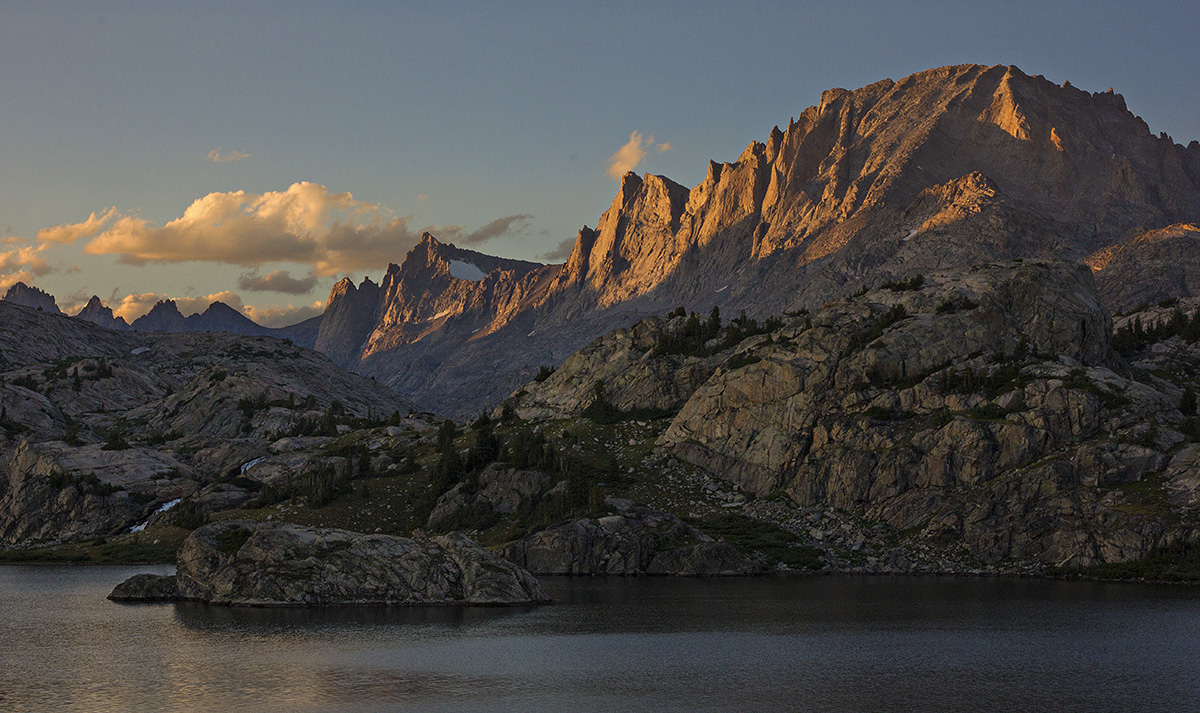 Evening at Island Lake