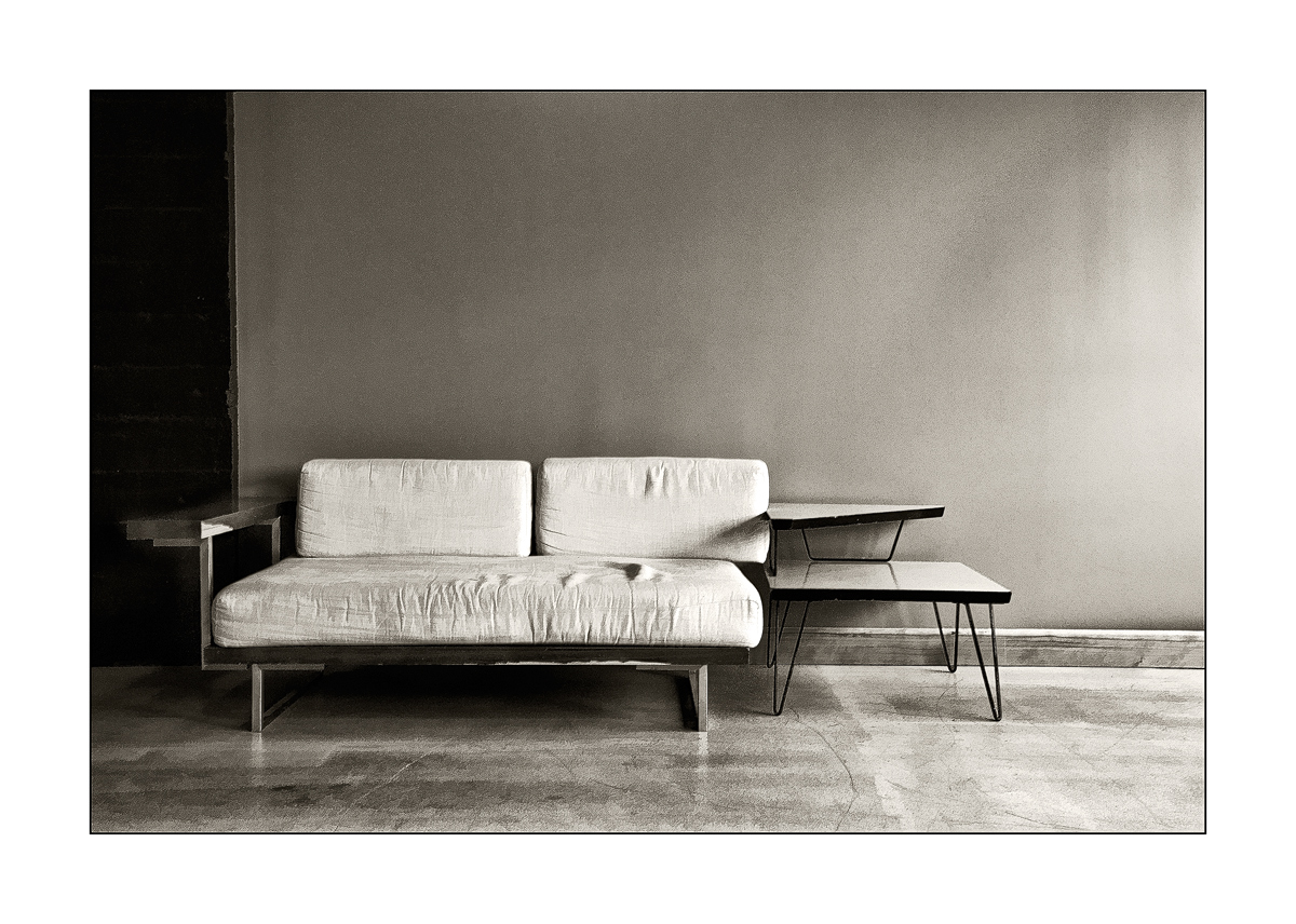 Old Sofa Again in B&W