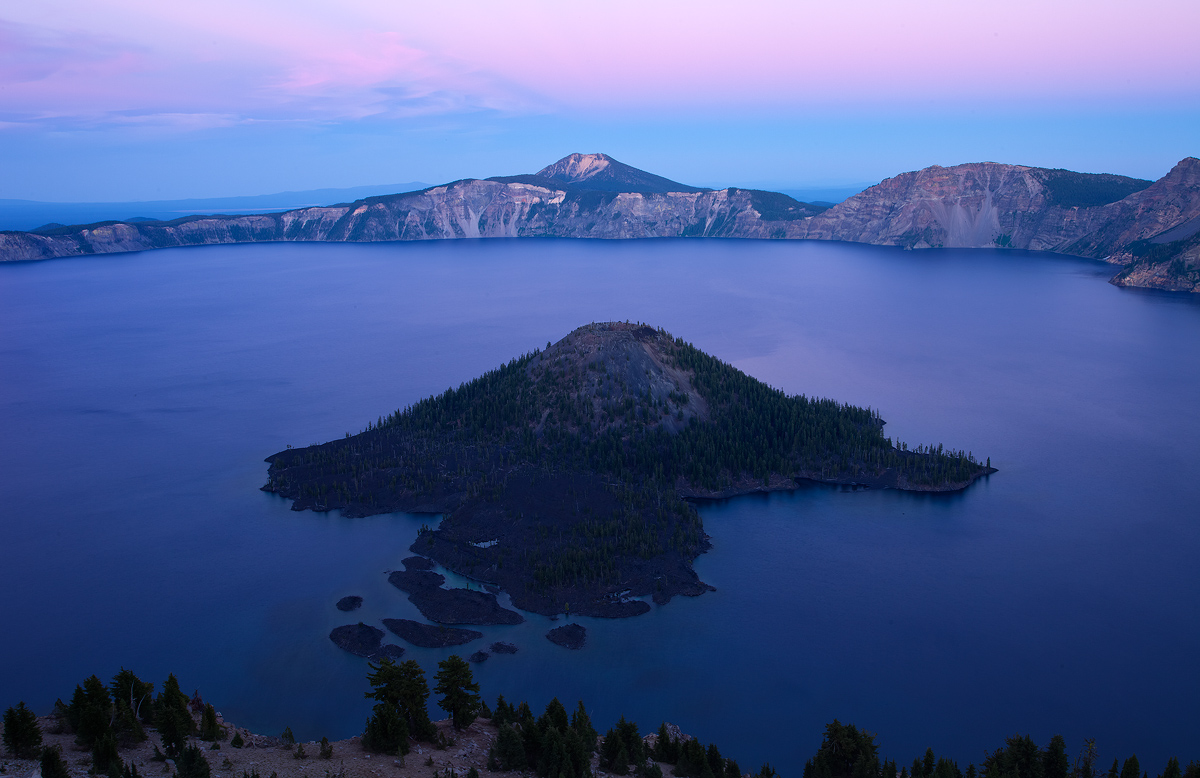 Crater Lake Twilight