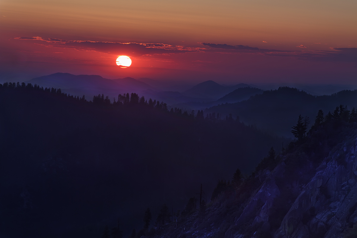 Sunset Over Moro Canyon