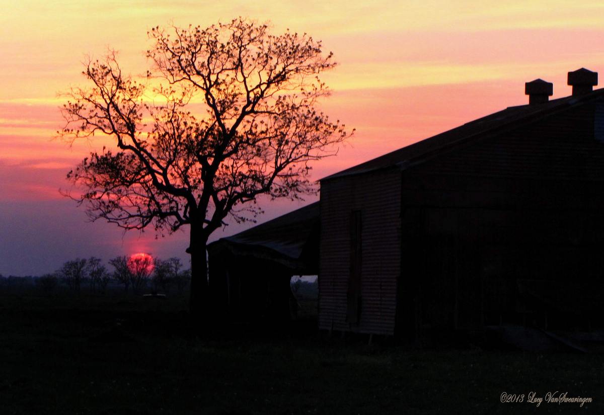 Old  Ranch Sunset and Re-Post