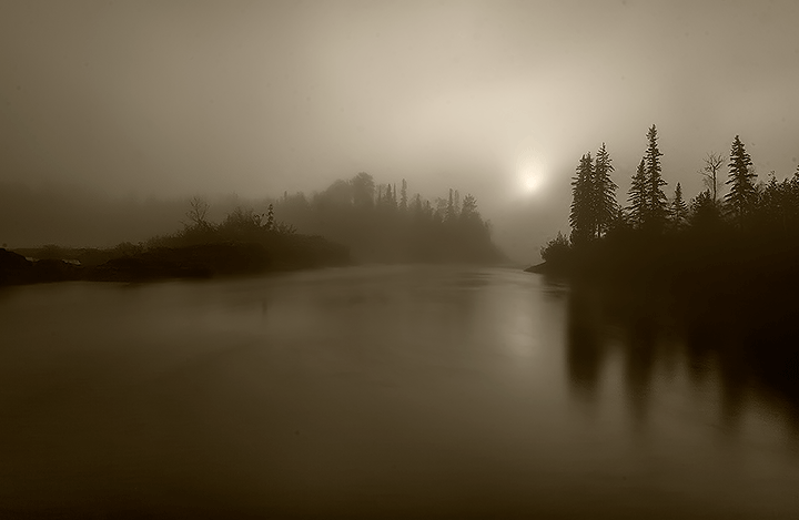 Foggy Kap River 