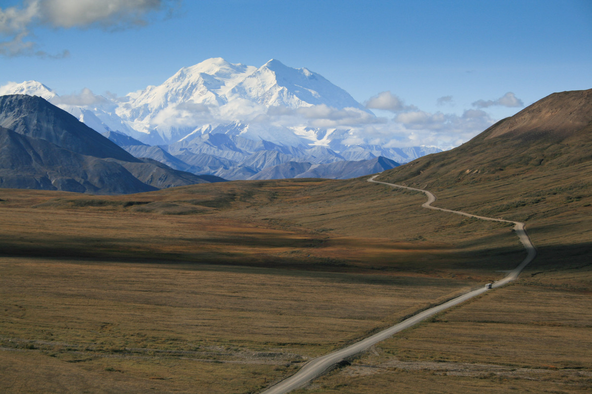 Bus through Denali