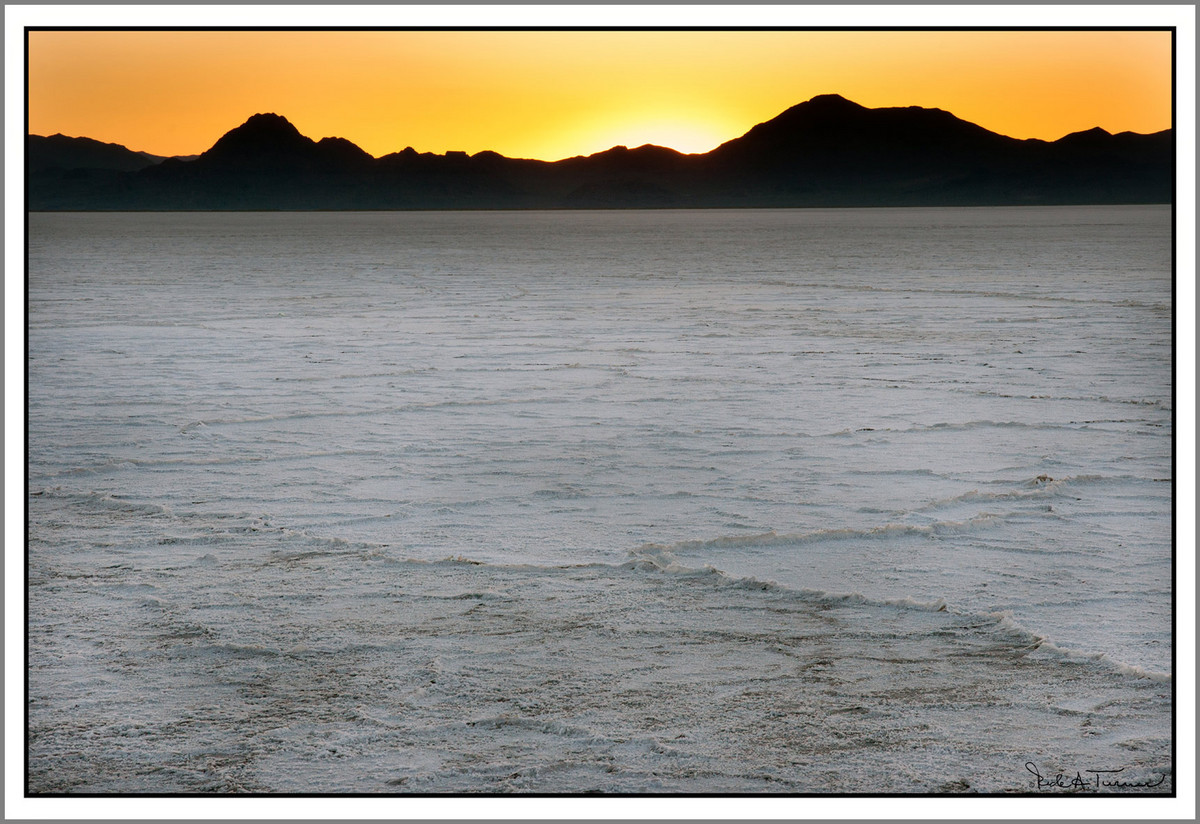 Salt Flats Sunset
