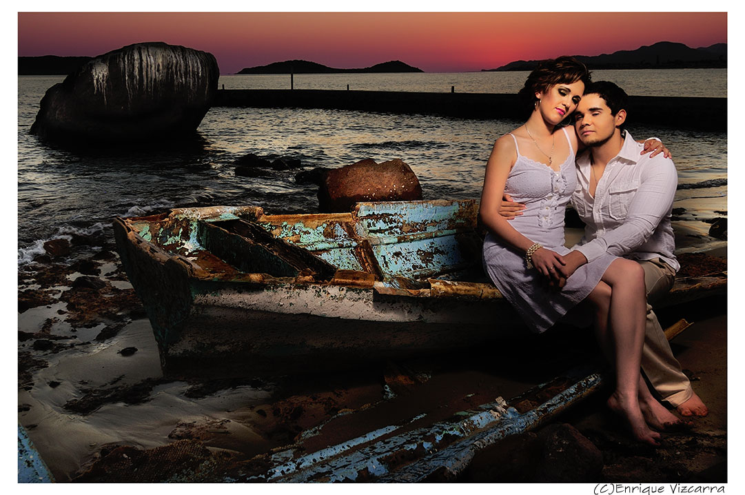 Romantic sunset