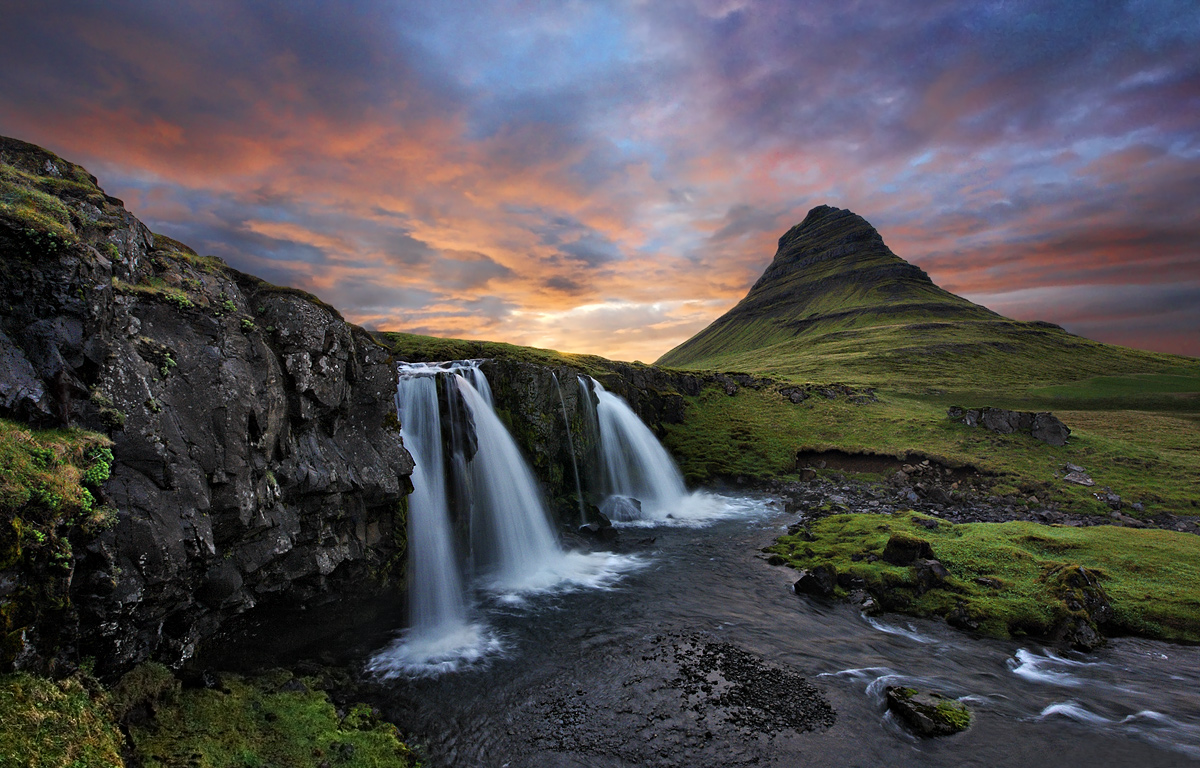 Sunset at Mt. Kirkjufell