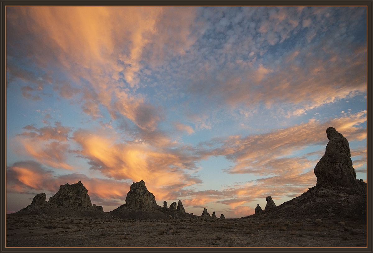 Sunset over Pinnacles