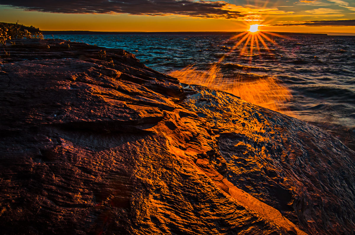 Sunset at Lake Superior 