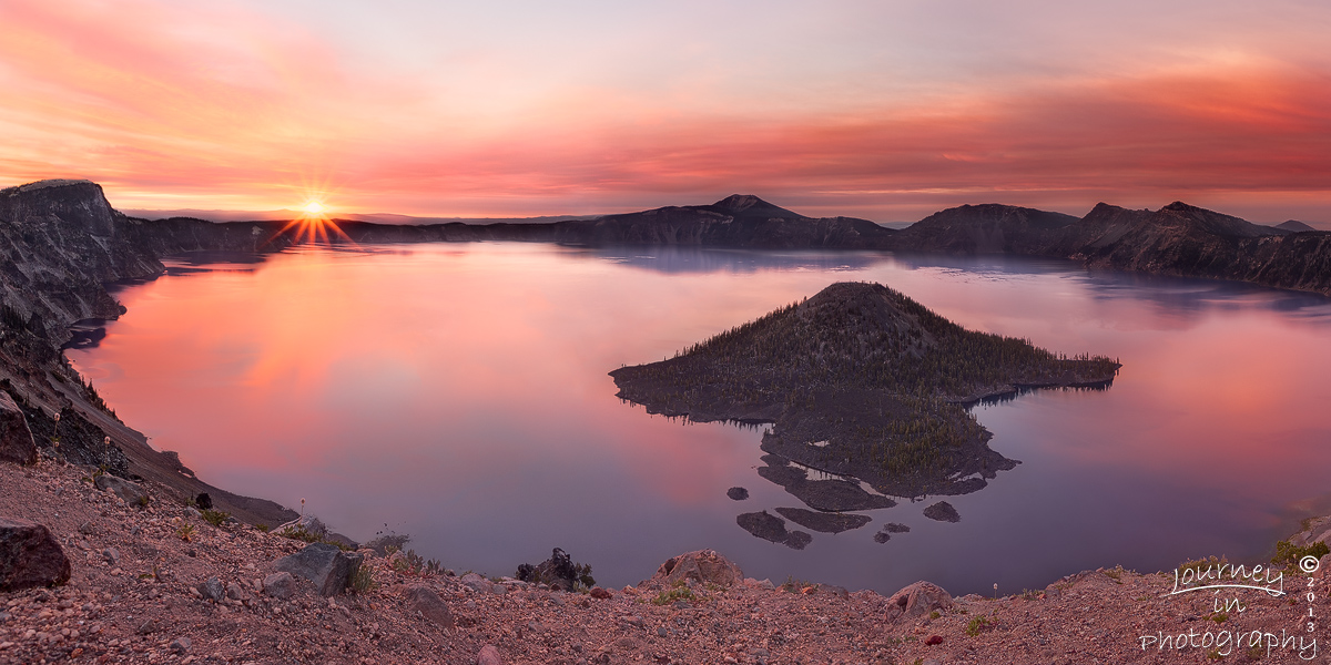 Crater Lake Sum Morning