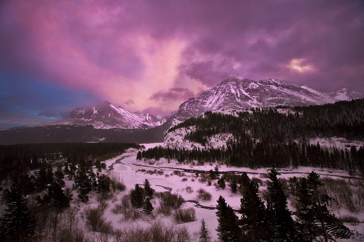 Glacier Sunset
