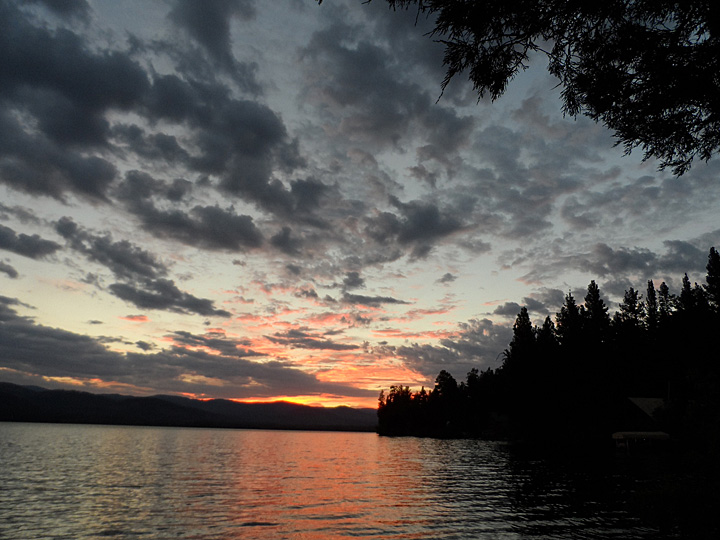 Placid Lake Sunset
