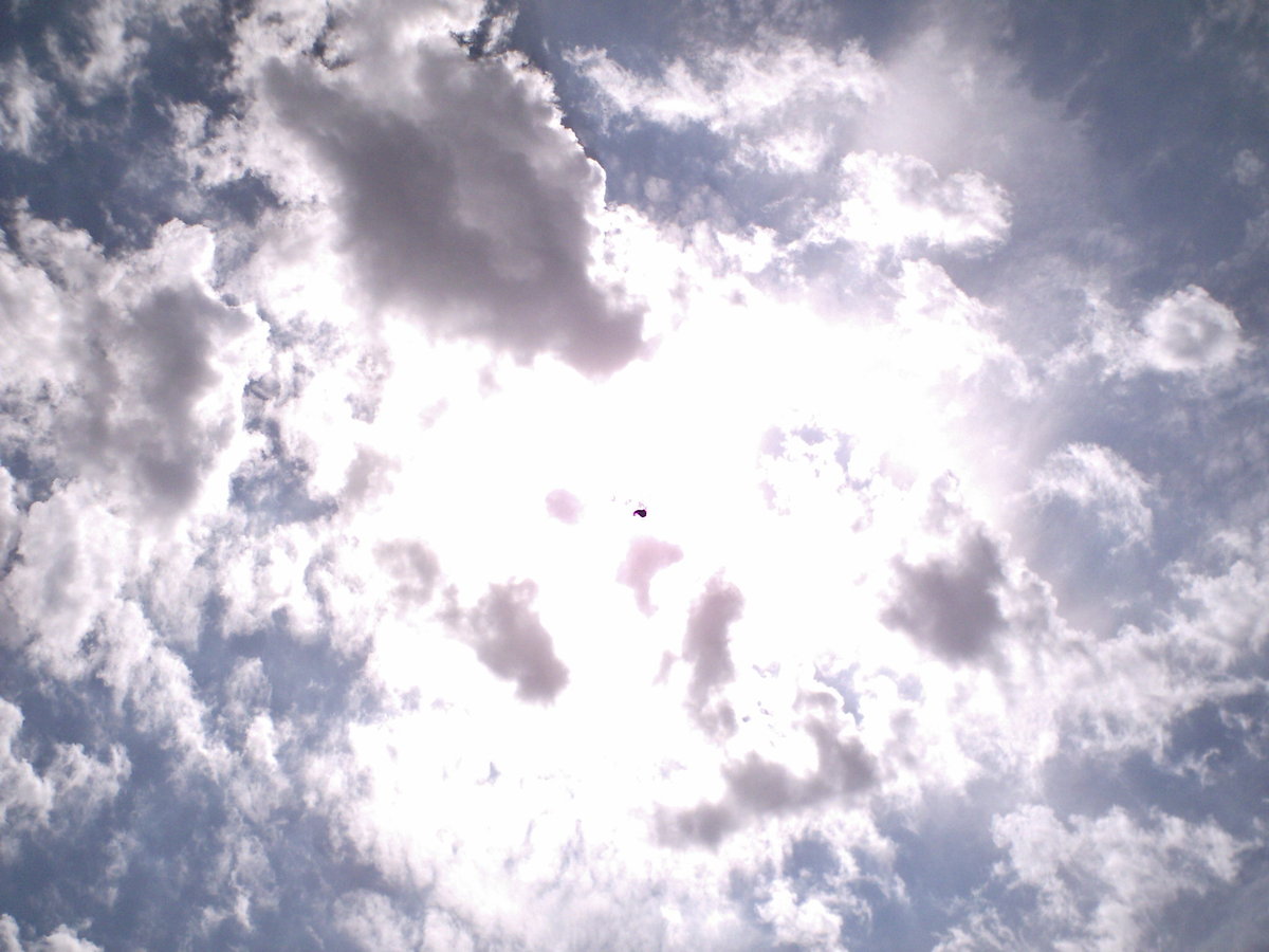 Sun and clouds!
