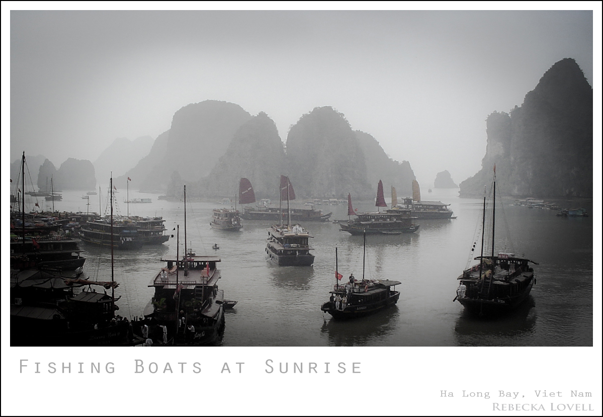 Fishing Boats HaLong Bay